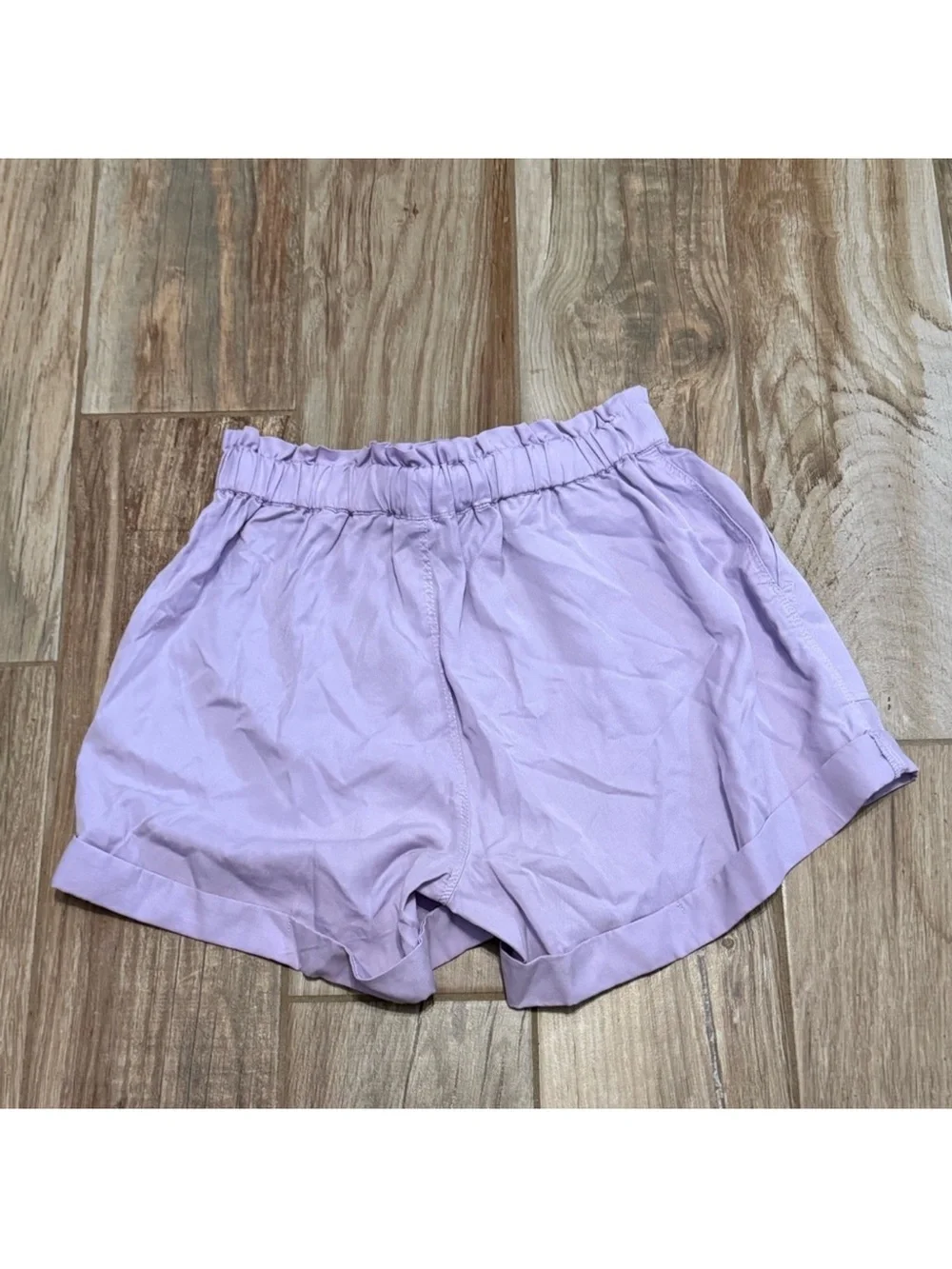 Aerie Purple Paper Bag Shorts
